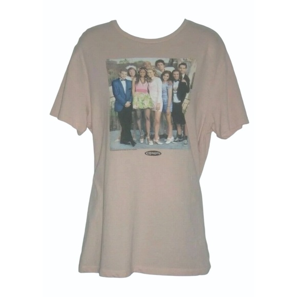 Clueless Tee Shirt Light Pink Retro 90's Kawaii Nostalgic Pop Culture y2k Grunge - Picture 9 of 9